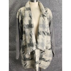 Dolan Los Angeles Wool Blend Cardigan Sweater XL‎ Oversized Cozy Open Front